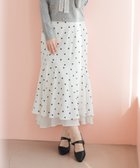 【ミッシュマッシュ/MISCH MASCH】の裾シアーマーメイドスカート MM617209 人気、トレンドファッション・服の通販 founy(ファニー) ファッション Fashion レディースファッション Fashion for Women スカート Skirts シアー Sheer, See-Through シフォン Chiffon, Lightweight Fabric スリット Slit, Slit Detail 今季 This Season, Current Season 切替 Switching, Contrast Panel thumbnail ホワイトブラック|ID: prp329100004878563 ipo3291000000036396496