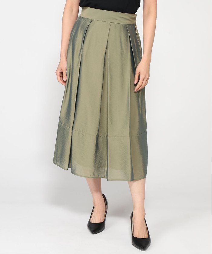 【ダブルフェイス トウキョー/Doubleface Tokyo】のオーガンジータックフレアスカート インテリア・キッズ・メンズ・レディースファッション・服の通販 founy(ファニー) https://founy.com/ ファッション Fashion レディースファッション Fashion for Women スカート Skirts Aライン・フレアスカート A-Line & Flared Skirts スカーフ Scarf, Neckwear フレア Flare, Flared |ID: prp329100004878570 ipo3291000000036396603