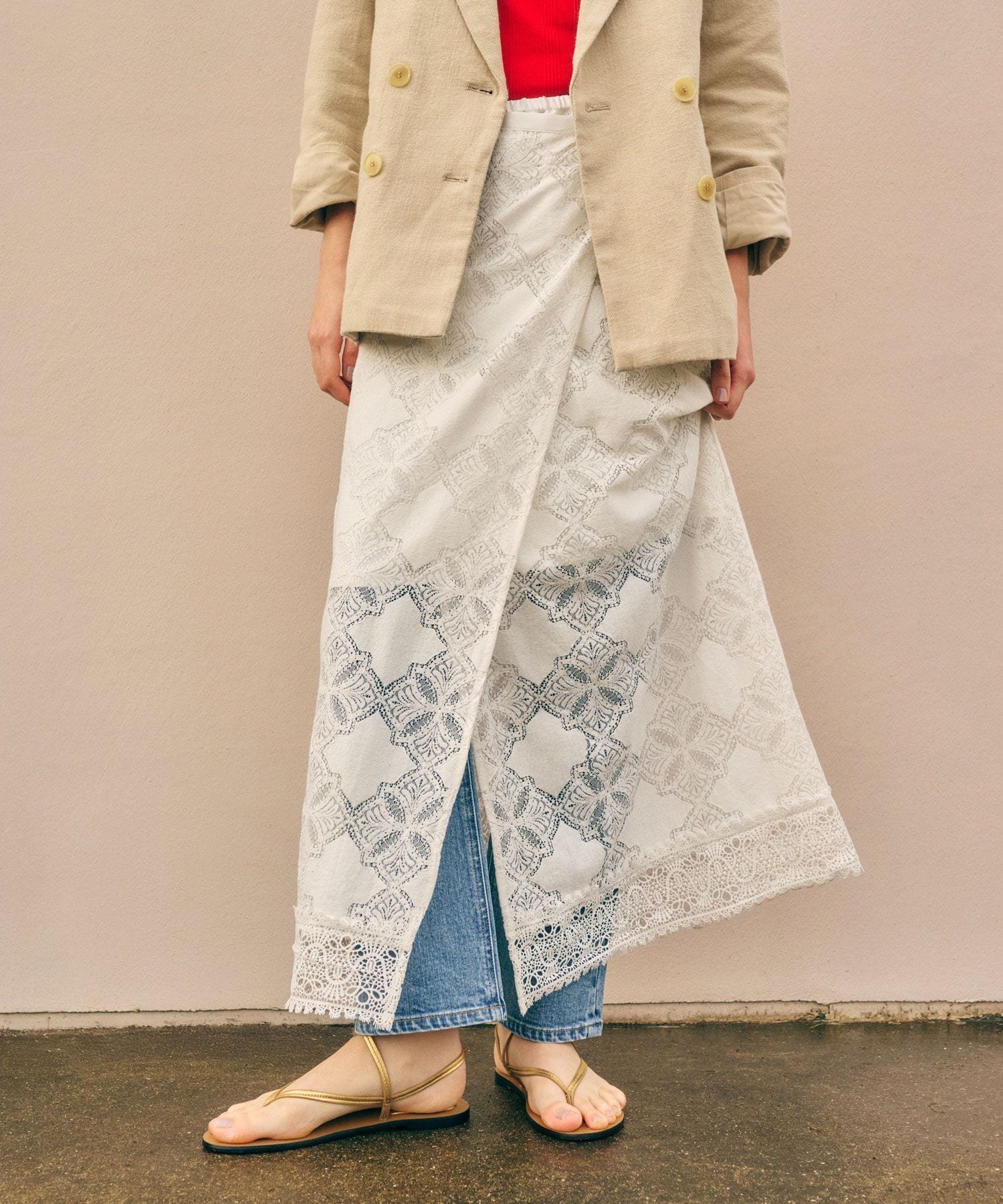 【ベイフロー/BAYFLOW】のラップ見えデザイン レースラップスカート 人気、トレンドファッション・服の通販 founy(ファニー) ファッション Fashion レディースファッション Fashion for Women スカート Skirts おすすめ Recommended / Our Picks サテン Satin, Glossy Fabric デニム Denim, Jeans Material フロント Front, Front Design ブルゾン Blouson, Bomber Jacket ラップ Wrap, Wrap Design リボン Ribbon, Bow レース Lace, Lace Fabric other-1|ID: prp329100004878620 ipo3291000000036397107