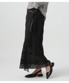 【ベイフロー/BAYFLOW】のラップ見えデザイン レースラップスカート 人気、トレンドファッション・服の通販 founy(ファニー) ファッション Fashion レディースファッション Fashion for Women スカート Skirts おすすめ Recommended / Our Picks サテン Satin, Glossy Fabric デニム Denim, Jeans Material フロント Front, Front Design ブルゾン Blouson, Bomber Jacket ラップ Wrap, Wrap Design リボン Ribbon, Bow レース Lace, Lace Fabric thumbnail ブラック19|ID: prp329100004878620 ipo3291000000036397112