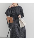 【アーバンリサーチ ドアーズ/URBAN RESEARCH DOORS】のドットプリントワンピース 人気、トレンドファッション・服の通販 founy(ファニー) ファッション Fashion レディースファッション Fashion for Women ワンピース Dresses 2026年 2026 カーディガン Cardigan, Knitwear ジャケット Jacket, Outerwear スタンド Stand Collar, Upright Stand ドット Polka Dot, Dot Pattern プリント Print, Printed Pattern リボン Ribbon, Bow ロング Long, Long-Length エレガント 上品 Elegant 夏 Summer S/S・春夏 SS, Spring/Summer, Warm Season thumbnail ブラック|ID: prp329100004879301 ipo3291000000036408716