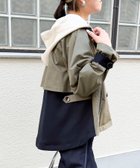 【ノーリーズ/NOLLEY'S】のバイカラーショートトレンチコート 人気、トレンドファッション・服の通販 founy(ファニー) ファッション Fashion レディースファッション Fashion for Women アウター Coat / Outerwear Collection コート・ロングコート・ピーコート Long Coats, Peacoats & More トレンチコート / 春秋の定番アウター Trench Coats 春 Spring ショート Short, Short Length トレンチ Trench, Trench Coat 定番 Standard, Basic Item バランス Balance, Style Balance メタル Metal, Metal Parts アウトレット Outlet / Clearance おすすめ Recommended / Our Picks エレガント 上品 Elegant ビジネス 仕事 通勤 Business / Work / Commuting 2026年 2026 thumbnail オリーブ|ID: prp329100004879309 ipo3291000000036408765