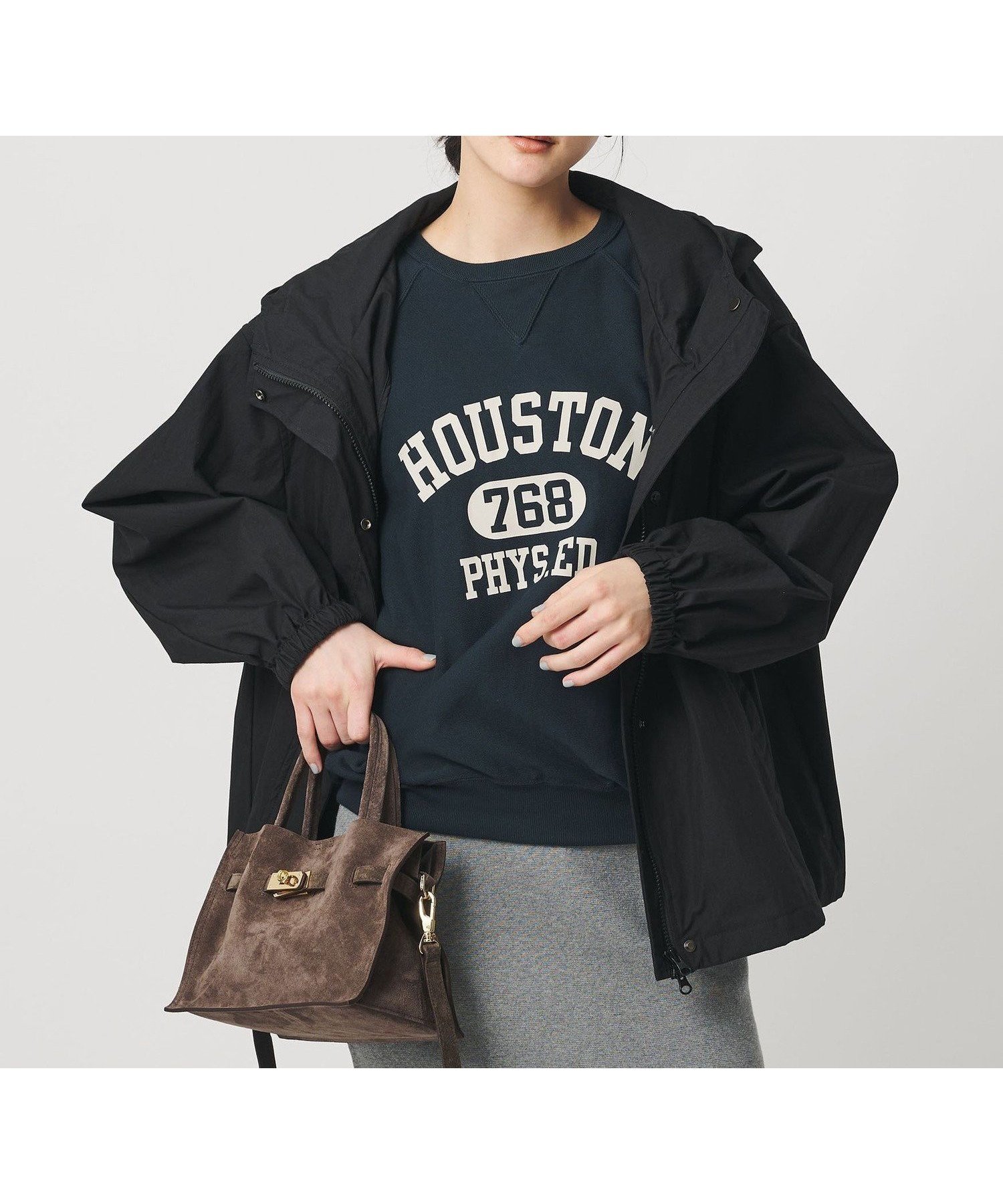 【ビューティ&ユース ユナイテッドアローズ/BEAUTY&YOUTH / UNITED ARROWS】の【WEB限定】コットンナイロン フードブルゾン ウォッシャブル インテリア・キッズ・メンズ・レディースファッション・服の通販 founy(ファニー) 　ファッション　Fashion　レディースファッション　Fashion for Women　アウター　Coat / Outerwear Collection　ブルゾンジャケット・スポーティアウター　Blouson Jackets　ウォッシャブル　Machine Washable　春　Spring　トレンド　Trend, Trending Now　ドローコード　Drawcord, Drawstring Cord　バランス　Balance, Style Balance　ブルゾン　Blouson, Bomber Jacket　ロング　Long, Long-Length　ワイド　Wide, Wide Fit　おすすめ　Recommended / Our Picks　BLACK|ID: prp329100004879320 ipo3291000000036408810