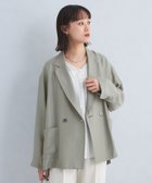【ユナイテッドアローズ/UNITED ARROWS】のダブルクロス ライト ジャケット 人気、トレンドファッション・服の通販 founy(ファニー) ファッション Fashion レディースファッション Fashion for Women アウター Coat / Outerwear Collection レディースジャケット・軽アウター Jackets 春 Spring クール Cool, Chic ジャケット Jacket, Outerwear スリット Slit, Slit Detail セットアップ Set-Up, Coordinated Outfit ダブル Double, Double-Breasted デニム Denim, Jeans Material フロント Front, Front Design ポケット Pocket, Pocket Detail ワイド Wide, Wide Fit 冬 Winter / This Winter アウトレット Outlet / Clearance おすすめ Recommended / Our Picks ビジネス 仕事 通勤 Business / Work / Commuting thumbnail LIME|ID: prp329100004879327 ipo3291000000036408834