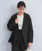 【ユナイテッドアローズ/UNITED ARROWS】のダブルクロス ライト ジャケット 人気、トレンドファッション・服の通販 founy(ファニー) ファッション Fashion レディースファッション Fashion for Women アウター Coat / Outerwear Collection レディースジャケット・軽アウター Jackets 春 Spring クール Cool, Chic ジャケット Jacket, Outerwear スリット Slit, Slit Detail セットアップ Set-Up, Coordinated Outfit ダブル Double, Double-Breasted デニム Denim, Jeans Material フロント Front, Front Design ポケット Pocket, Pocket Detail ワイド Wide, Wide Fit 冬 Winter / This Winter アウトレット Outlet / Clearance おすすめ Recommended / Our Picks ビジネス 仕事 通勤 Business / Work / Commuting thumbnail BLACK|ID: prp329100004879327 ipo3291000000036408835