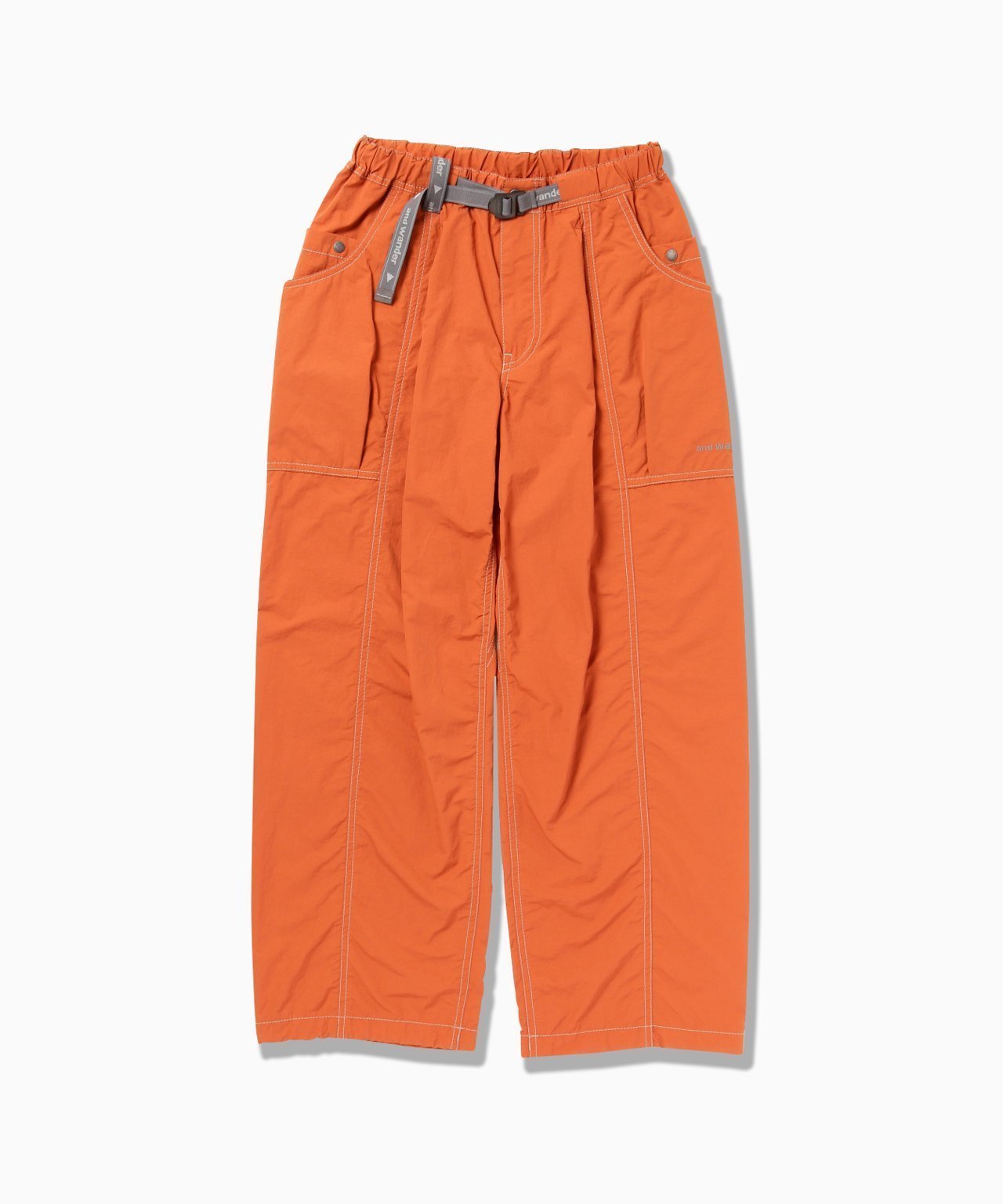 【アンドワンダー/and wander】のcrinkled nylon pants インテリア・キッズ・メンズ・レディースファッション・服の通販 founy(ファニー) ファッション Fashion レディースファッション Fashion for Women パンツ Pants & Trousers ポケット Pocket, Pocket Detail ワイド Wide, Wide Fit 軽量 Lightweight, Ultra Light orange|ID: prp329100004879340 ipo3291000000036408883