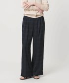 【ユナイテッドアローズ/UNITED ARROWS】のチェック 2タック ワイドパンツ -ウォッシャブル- 人気、トレンドファッション・服の通販 founy(ファニー) ファッション Fashion レディースファッション Fashion for Women パンツ Pants & Trousers アンダー Underwear Essentials ウォッシャブル Machine Washable シンプル Simple, Minimal ジャケット Jacket, Outerwear ストレート Straight, Straight Cut チェック Check, Plaid, Tartan フィット Fit, Slim Fit ワイド Wide, Wide Fit thumbnail NAVY|ID: prp329100004879347 ipo3291000000036408909