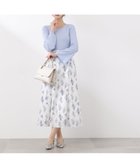【プロポーション ボディドレッシング/PROPORTION BODY DRESSING】のフラワープリントフレアスカート 26SS 人気、トレンドファッション・服の通販 founy(ファニー) ファッション Fashion レディースファッション Fashion for Women スカート Skirts Aライン・フレアスカート A-Line & Flared Skirts 2026年 2026 フラワー Flower, Floral フレア Flare, Flared プリント Print, Printed Pattern thumbnail ホワイト×ブルー|ID: prp329100004879356 ipo3291000000036408946