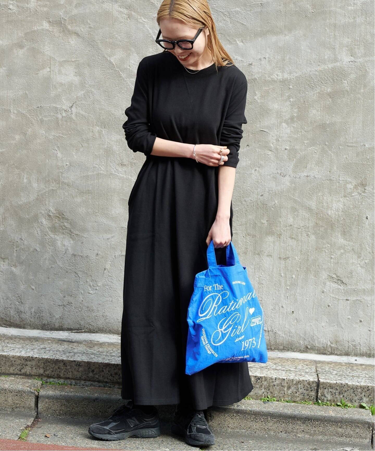 【アウトドアプロダクツ ユージュアルシングス/OUTDOOR PRODUCTS Usual Things】のテレコワンピース 人気、トレンドファッション・服の通販 founy(ファニー) 　ファッション　Fashion　レディースファッション　Fashion for Women　ワンピース　Dresses　ストレッチ　Stretch, Stretchy Fabric　テレコ　Ribbed, Rib Stitch　デニム　Denim, Jeans Material　ポケット　Pocket, Pocket Detail　リラックス　Relax, Relaxed Fit　エレガント 上品　Elegant　 other-1|ID: prp329100004879374 ipo3291000000036409014