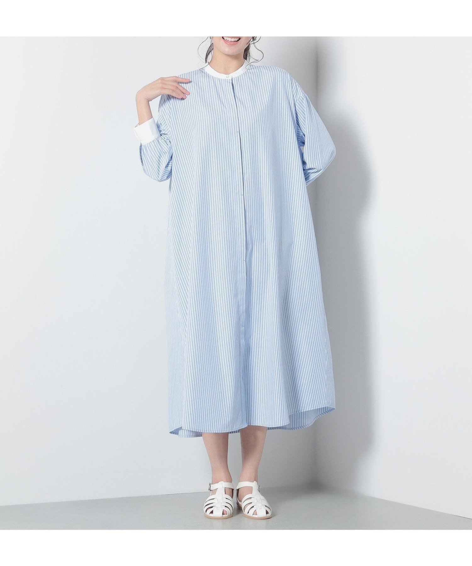 【ビームス ウイメン/BEAMS】のクレリック シャツワンピース 人気、トレンドファッション・服の通販 founy(ファニー) ファッション Fashion レディースファッション Fashion for Women ワンピース Dresses シャツワンピース / 1枚で着映えコーデ Shirt Dresses スタイリッシュ Stylish, Fashionable ストライプ Stripe, Striped Pattern ストレート Straight, Straight Cut ブロード Broadcloth, Fine Cotton ポケット Pocket, Pocket Detail 無地 Plain, Solid Color おすすめ Recommended / Our Picks エレガント 上品 Elegant other-1|ID: prp329100004879378 ipo3291000000036409027