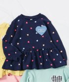 【エフオー オンラインストア/F.O.Online Store / KIDS】の【新色追加】ワッフルペプラムハートモチーフTシャツ 人気、トレンドファッション・服の通販 founy(ファニー) ファッション Fashion キッズファッション Fashion for Kids ペプラム Peplum, Flared Hem 長袖 Long Sleeve, Full Sleeve thumbnail ネイビーブルー|ID: prp329100004880334 ipo3291000000036424021