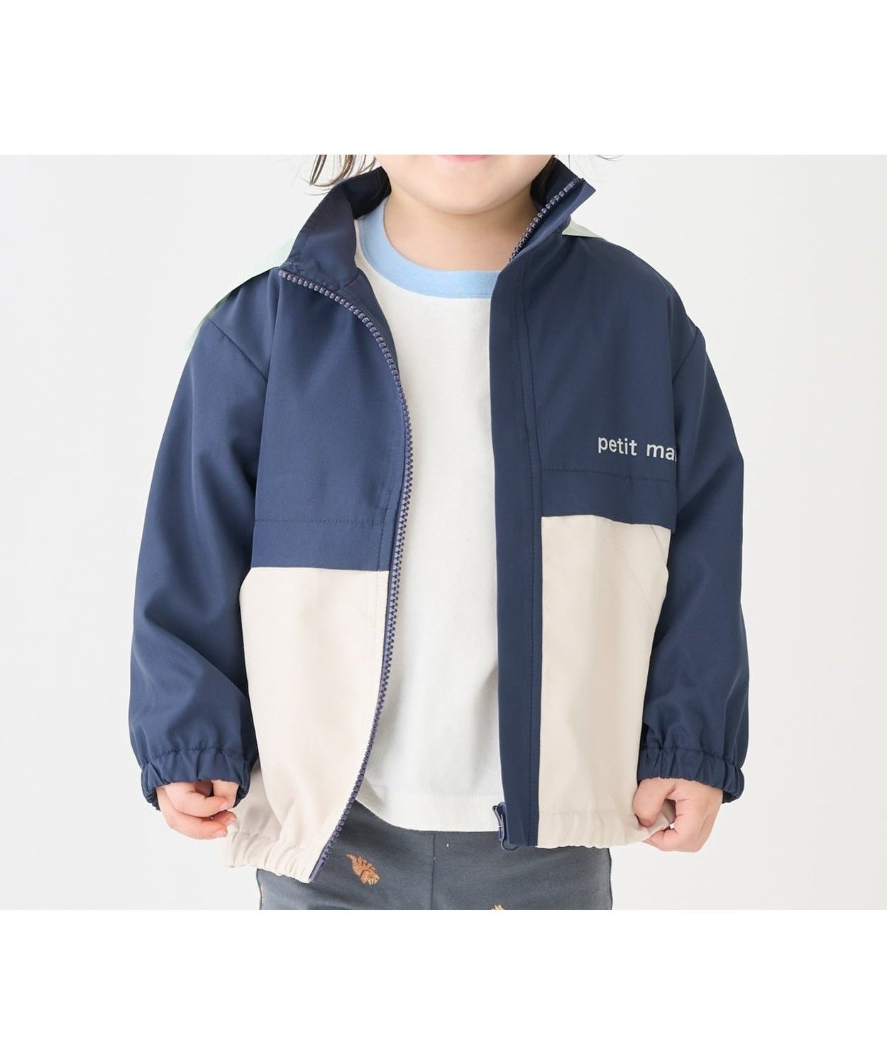 【ナルミヤ オンライン/NARUMIYA ONELINE / KIDS】の【撥水加工】配色ウィンブレ インテリア・キッズ・メンズ・レディースファッション・服の通販 founy(ファニー) ファッション Fashion キッズファッション Fashion for Kids イエロー Yellow ポケット Pocket, Pocket Detail メッシュ Mesh, Net Fabric 紺|ID: prp329100004880343 ipo3291000000036424159