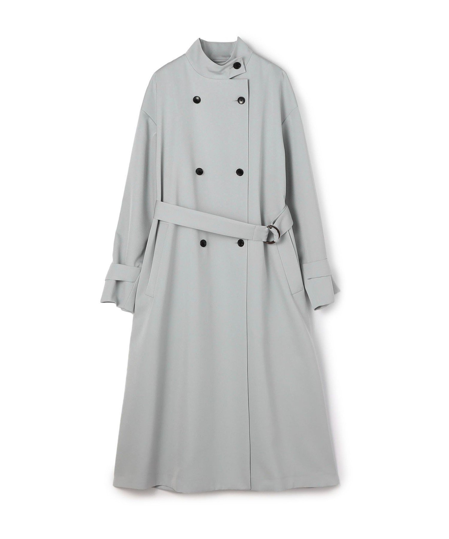 【トゥモローランド/TOMORROWLAND】のカバートクロス スタンドカラーコート インテリア・キッズ・メンズ・レディースファッション・服の通販 founy(ファニー) 　ファッション　Fashion　レディースファッション　Fashion for Women　アウター　Coat / Outerwear Collection　コート・ロングコート・ピーコート　Long Coats, Peacoats & More　おすすめ　Recommended / Our Picks　クラシカル　Classical, Vintage-Inspired　スタンド　Stand Collar, Upright Stand　スリーブ　Sleeve, Long Sleeve / Short Sleeve　フロント　Front, Front Design　エレガント 上品　Elegant　63 ライトブルー|ID: prp329100004880367 ipo3291000000036424648