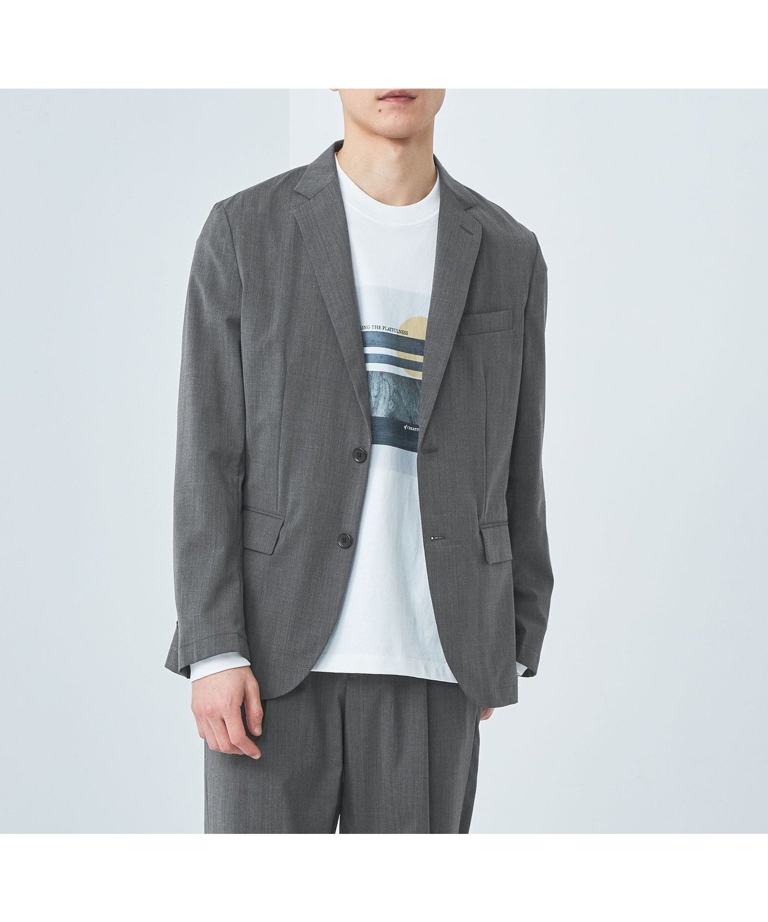 【ユナイテッドアローズ/UNITED ARROWS / MEN】のウォッシャブルトロ ナロー ジャケット -ストレッチ・防シワ- インテリア・キッズ・メンズ・レディースファッション・服の通販 founy(ファニー) ファッション Fashion メンズファッション Fashion for Men インナー Innerwear 春 Spring シューズ Shoes, Footwear ジャケット Jacket, Outerwear スタンダード Standard, Basic ストレッチ Stretch, Stretchy Fabric スニーカー Sneakers, Trainers セットアップ Set-Up, Coordinated Outfit 定番 Standard, Basic Item 人気 Popular, Best Seller フラップ Flap, Flap Pocket プリント Print, Printed Pattern プリーツ Pleats, Pleated ポケット Pocket, Pocket Detail S/S・春夏 SS, Spring/Summer, Warm Season アウトレット Outlet / Clearance 夏 Summer 結婚式 Wedding 二次会 After Party MD.GRAY|ID: prp329100004880377 ipo3291000000036424768