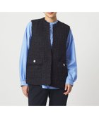 【ユナイテッドアローズ/UNITED ARROWS】のミックスツイード キーネックベスト A DAY IN THE LIFE 人気、トレンドファッション・服の通販 founy(ファニー) ファッション Fashion レディースファッション Fashion for Women アウター Coat / Outerwear Collection トップス・カットソー Cut & Sew Tops ベスト&ジレ / 重ね着スタイル Vests & Gilets タートル Turtleneck, Turtle Collar ツイード Twill, Twill Weave デニム Denim, Jeans Material トレンド Trend, Trending Now バランス Balance, Style Balance パール Pearl, Pearl Accent フリンジ Fringe, Tassel フロント Front, Front Design プリーツ Pleats, Pleated ポケット Pocket, Pocket Detail ミックス Mix, Mixed Style アウトレット Outlet / Clearance エレガント 上品 Elegant セレモニー Ceremony ビジネス 仕事 通勤 Business / Work / Commuting thumbnail NAVY|ID: prp329100004880384 ipo3291000000036424878