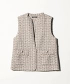 【ユナイテッドアローズ/UNITED ARROWS】のミックスツイード キーネックベスト A DAY IN THE LIFE 人気、トレンドファッション・服の通販 founy(ファニー) ファッション Fashion レディースファッション Fashion for Women アウター Coat / Outerwear Collection トップス・カットソー Cut & Sew Tops ベスト&ジレ / 重ね着スタイル Vests & Gilets タートル Turtleneck, Turtle Collar ツイード Twill, Twill Weave デニム Denim, Jeans Material トレンド Trend, Trending Now バランス Balance, Style Balance パール Pearl, Pearl Accent フリンジ Fringe, Tassel フロント Front, Front Design プリーツ Pleats, Pleated ポケット Pocket, Pocket Detail ミックス Mix, Mixed Style アウトレット Outlet / Clearance エレガント 上品 Elegant セレモニー Ceremony ビジネス 仕事 通勤 Business / Work / Commuting thumbnail BEIGE|ID: prp329100004880384 ipo3291000000036424881