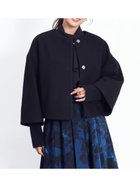 【ヴァン/Vin】のリブスリーブショートコート 人気、トレンドファッション・服の通販 founy(ファニー) ファッション Fashion レディースファッション Fashion for Women アウター Coat / Outerwear Collection コート・ロングコート・ピーコート Long Coats, Peacoats & More インナー Innerwear カーディガン Cardigan, Knitwear コンパクト Compact, Small Size ショート Short, Short Length シンプル Simple, Minimal バランス Balance, Style Balance ロング Long, Long-Length ワイド Wide, Wide Fit エレガント 上品 Elegant thumbnail ブラック|ID: prp329100004880388 ipo3291000000036424943
