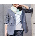 【ニューヨーカー/NEWYORKER】の【ウォッシャブル】ウールオックス ダブルブレストブレザー 人気、トレンドファッション・服の通販 founy(ファニー) ファッション Fashion レディースファッション Fashion for Women ウォッシャブル Machine Washable オックス Oxford Fabric 春 Spring 洗える Machine Washable シルバー Silver, Metallic Silver ストレッチ Stretch, Stretchy Fabric 定番 Standard, Basic Item バランス Balance, Style Balance フラップ Flap, Flap Pocket フラワー Flower, Floral フロント Front, Front Design ポケット Pocket, Pocket Detail S/S・春夏 SS, Spring/Summer, Warm Season 夏 Summer ビジネス 仕事 通勤 Business / Work / Commuting thumbnail グレー|ID: prp329100004880405 ipo3291000000036425147