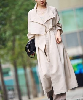 【ノーブル / スピック&スパン/NOBLE / Spick & Span】のライトフルクロスストームフラップコート 人気、トレンドファッション・服の通販 founy(ファニー) ファッション Fashion レディースファッション Fashion for Women アウター Coat / Outerwear Collection コート・ロングコート・ピーコート Long Coats, Peacoats & More おすすめ Recommended / Our Picks スタンド Stand Collar, Upright Stand ビッグ Big, Oversized フラップ Flap, Flap Pocket フロント Front, Front Design 春 Spring 羽織 Haori, Light Jacket |ID:prp329100004880410