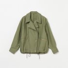 【エリオポール/heliopole】のMILITARY BLOUSON 人気、トレンドファッション・服の通販 founy(ファニー) ファッション Fashion レディースファッション Fashion for Women アウター Coat / Outerwear Collection ブルゾンジャケット・スポーティアウター Blouson Jackets サテン Satin, Glossy Fabric ドット Polka Dot, Dot Pattern ドローストリング Drawstring, Pull Cord ブルゾン Blouson, Bomber Jacket ミリタリー Military, Army Style ライダースジャケット Riders, Biker Jacket ヴィンテージ Vintage Style thumbnail オリーブ|ID: prp329100004880423 ipo3291000000036425379