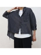 【ラシュッド/LASUD】のテンセルドロストシャツ 人気、トレンドファッション・服の通販 founy(ファニー) ファッション Fashion レディースファッション Fashion for Women トップス・カットソー Cut & Sew Tops シャツ・ブラウス・オフィスカジュアル Elegant Blouses & Button-Ups おすすめ Recommended / Our Picks ギャザー Gathered, Ruffled シンプル Simple, Minimal セットアップ Set-Up, Coordinated Outfit バランス Balance, Style Balance フロント Front, Front Design 羽織 Haori, Light Jacket thumbnail ブラック|ID: prp329100004880441 ipo3291000000036425562