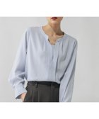 【グローバルワーク/GLOBAL WORK】のキレイつづく2WAYタック長袖/601017 人気、トレンドファッション・服の通販 founy(ファニー) ファッション Fashion レディースファッション Fashion for Women トップス・カットソー Cut & Sew Tops おすすめ Recommended / Our Picks オケージョン Occasion Wear スキッパー Skipper, Open Collar セレモニー Ceremony メタル Metal, Metal Parts エレガント 上品 Elegant 人気 Popular, Best Seller ビジネス 仕事 通勤 Business / Work / Commuting 長袖 Long Sleeve, Full Sleeve thumbnail サックスストライプ81|ID: prp329100004880448 ipo3291000000036425710