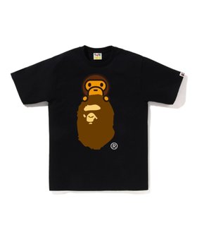 【ア ベイシング エイプ/A BATHING APE】のMILO ON APE HEAD TEE 人気、トレンドファッション・服の通販 founy(ファニー) ファッション Fashion レディースファッション Fashion for Women インナー Innerwear グラフィック Graphic, Graphic Design ショート Short, Short Length スリーブ Sleeve, Long Sleeve / Short Sleeve フロント Front, Front Design プリント Print, Printed Pattern ラバー Rubber, Rubber Sole |ID:prp329100004880458