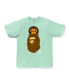 【ア ベイシング エイプ/A BATHING APE】のMILO ON APE HEAD TEE 人気、トレンドファッション・服の通販 founy(ファニー) ファッション Fashion レディースファッション Fashion for Women インナー Innerwear グラフィック Graphic, Graphic Design ショート Short, Short Length スリーブ Sleeve, Long Sleeve / Short Sleeve フロント Front, Front Design プリント Print, Printed Pattern ラバー Rubber, Rubber Sole thumbnail GREEN|ID: prp329100004880458 ipo3291000000036425838
