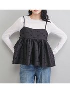 【ミラオーウェン/Mila Owen】のジャガードペプラムキャミトップス 人気、トレンドファッション・服の通販 founy(ファニー) ファッション Fashion レディースファッション Fashion for Women トップス・カットソー Cut & Sew Tops キャミソール&ノースリーブ Camisoles & Sleeveless Tops カットジャガード Cut Jacquard カットソー Cut and Sewn Top キャミ Camisole, Cami Top ギャザー Gathered, Ruffled サマー Summer, Summer Style シルク Silk, 100% Silk スマート Smart, Elegant タンク Tank Top, Sleeveless Top 人気 Popular, Best Seller 長袖 Long Sleeve, Full Sleeve バランス Balance, Style Balance ペプラム Peplum, Flared Hem リブニット Rib Knit, Ribbed Knit リボン Ribbon, Bow リュクス Luxury, Elegant, High-End, Chic おすすめ Recommended / Our Picks thumbnail BLK[009]|ID: prp329100004880489 ipo3291000000036426185