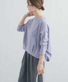 【アーバンリサーチ ドアーズ/URBAN RESEARCH DOORS】のコットンバックタック7分袖プルオーバー 人気、トレンドファッション・服の通販 founy(ファニー) ファッション Fashion レディースファッション Fashion for Women トップス・カットソー Cut & Sew Tops カジュアルプルオーバー・ニットトップス Pullovers & Knit Tops / Casual Pullovers バッグ Bags カットソー Cut and Sewn Top ギャザー Gathered, Ruffled ダウン Down, Puffer 人気 Popular, Best Seller バランス Balance, Style Balance フロント Front, Front Design ワイド Wide, Wide Fit S/S・春夏 SS, Spring/Summer, Warm Season 夏 Summer エレガント 上品 Elegant 2026年 2026 thumbnail パープル|ID: prp329100004880499 ipo3291000000036426336