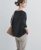 【アーバンリサーチ ドアーズ/URBAN RESEARCH DOORS】のコットンバックタック7分袖プルオーバー 人気、トレンドファッション・服の通販 founy(ファニー) ファッション Fashion レディースファッション Fashion for Women トップス・カットソー Cut & Sew Tops カジュアルプルオーバー・ニットトップス Pullovers & Knit Tops / Casual Pullovers バッグ Bags カットソー Cut and Sewn Top ギャザー Gathered, Ruffled ダウン Down, Puffer 人気 Popular, Best Seller バランス Balance, Style Balance フロント Front, Front Design ワイド Wide, Wide Fit S/S・春夏 SS, Spring/Summer, Warm Season 夏 Summer エレガント 上品 Elegant 2026年 2026 thumbnail ブラック|ID: prp329100004880499 ipo3291000000036426340