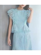 【セルフォード/CELFORD】の【セットアップ対応】ジオメトリックパターンレースブラウス 人気、トレンドファッション・服の通販 founy(ファニー) ファッション Fashion レディースファッション Fashion for Women トップス・カットソー Cut & Sew Tops シャツ・ブラウス・オフィスカジュアル Elegant Blouses & Button-Ups おすすめ Recommended / Our Picks ウェーブ Wavy Pattern ストレート Straight, Straight Cut スマート Smart, Elegant セットアップ Set-Up, Coordinated Outfit デニム Denim, Jeans Material フリル Frill, Ruffle フレア Flare, Flared ペプラム Peplum, Flared Hem ミックス Mix, Mixed Style レース Lace, Lace Fabric thumbnail SAX[083]|ID: prp329100004880502 ipo3291000000036426390