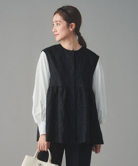 【ユナイテッドアローズ/UNITED ARROWS】のGISHA 2トーン ジャガード ベスト 人気、トレンドファッション・服の通販 founy(ファニー) ファッション Fashion レディースファッション Fashion for Women アウター Coat / Outerwear Collection トップス・カットソー Cut & Sew Tops ベスト&ジレ / 重ね着スタイル Vests & Gilets インナー Innerwear シルバー Silver, Metallic Silver ジャケット Jacket, Outerwear ドット Polka Dot, Dot Pattern フロント Front, Front Design ベスト Vest, Waistcoat ペプラム Peplum, Flared Hem 別注 Limited Edition, Custom Order おすすめ Recommended / Our Picks セレモニー Ceremony |ID:prp329100004880525
