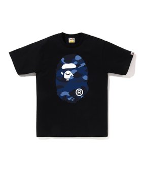 【ア ベイシング エイプ/A BATHING APE】のCOLOR CAMO BIG APE HEAD TEE 人気、トレンドファッション・服の通販 founy(ファニー) ファッション Fashion レディースファッション Fashion for Women インナー Innerwear グラフィック Graphic, Graphic Design ショート Short, Short Length スリーブ Sleeve, Long Sleeve / Short Sleeve フロント Front, Front Design プリント Print, Printed Pattern ラバー Rubber, Rubber Sole |ID:prp329100004880529