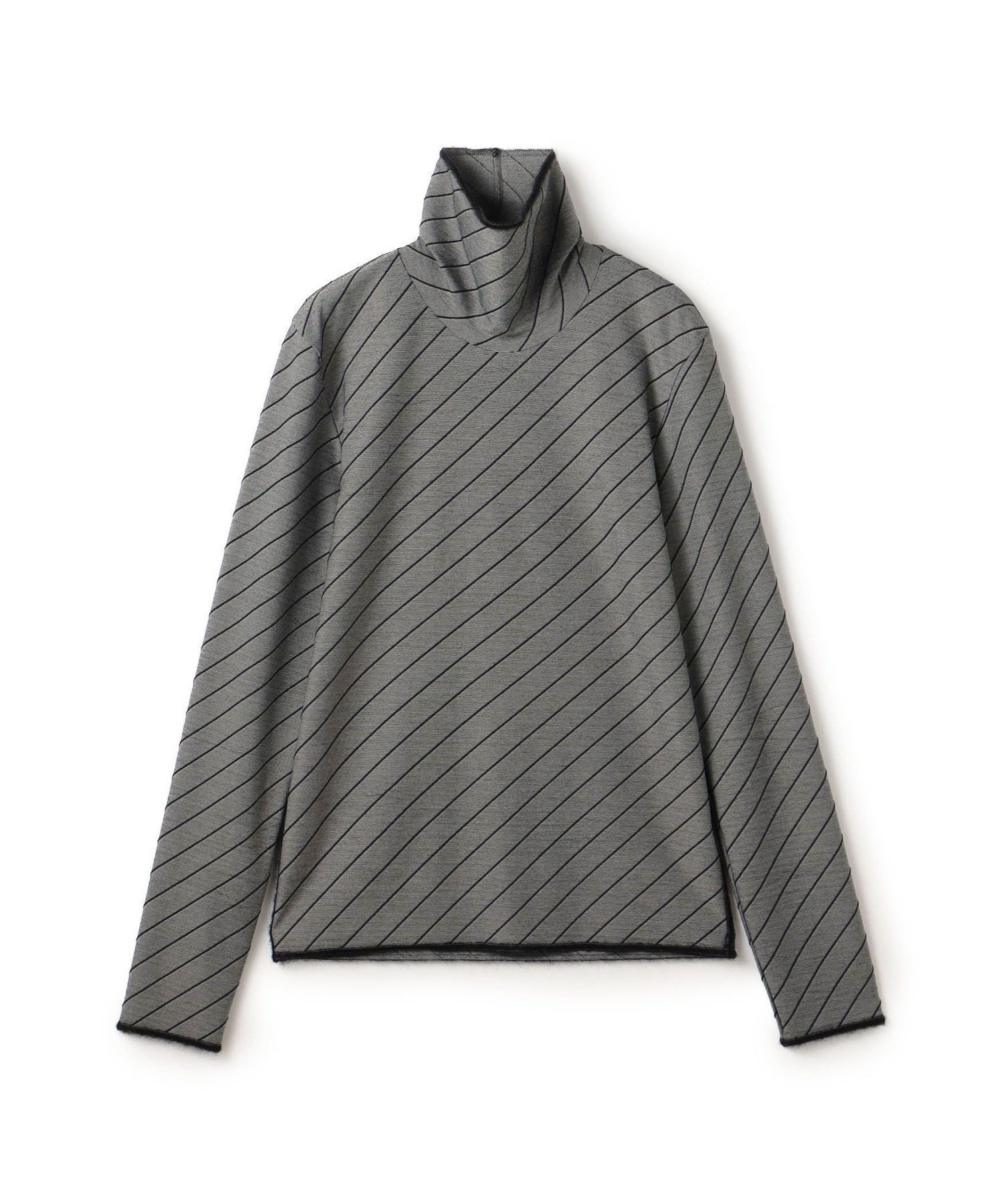 【トゥモローランド/TOMORROWLAND】のダイアゴナルジャージー タートルネックプルオーバー 人気、トレンドファッション・服の通販 founy(ファニー) 　ファッション　Fashion　レディースファッション　Fashion for Women　トップス・カットソー　Cut & Sew Tops　カジュアルプルオーバー・ニットトップス　Pullovers & Knit Tops / Casual Pullovers　タートルネック・ハイネックトップス　Turtlenecks & High-Neck Tops　インナー　Innerwear　シンプル　Simple, Minimal　ジャカード／ジャガード　Jacquard, Woven Pattern　タートルネック　Turtleneck, High Neck　トリミング　Trimming, Decorative Edge　フィット　Fit, Slim Fit　 other-1|ID: prp329100004880541 ipo3291000000036426848