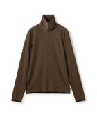 【トゥモローランド/TOMORROWLAND】のダイアゴナルジャージー タートルネックプルオーバー 人気、トレンドファッション・服の通販 founy(ファニー) ファッション Fashion レディースファッション Fashion for Women トップス・カットソー Cut & Sew Tops カジュアルプルオーバー・ニットトップス Pullovers & Knit Tops / Casual Pullovers タートルネック・ハイネックトップス Turtlenecks & High-Neck Tops インナー Innerwear シンプル Simple, Minimal ジャカード／ジャガード Jacquard, Woven Pattern タートルネック Turtleneck, High Neck トリミング Trimming, Decorative Edge フィット Fit, Slim Fit thumbnail 48 ダークブラウン系|ID: prp329100004880541 ipo3291000000036426853