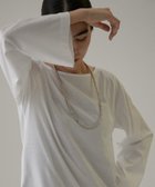 【サロン アダム エ ロペ/SALON adam et rope'】の【UVカット】prima zymフレアースリーブTシャツ 人気、トレンドファッション・服の通販 founy(ファニー) ファッション Fashion レディースファッション Fashion for Women トップス・カットソー Cut & Sew Tops シャツ・ブラウス・オフィスカジュアル Elegant Blouses & Button-Ups ロングTシャツ・Tシャツ Longline T-Shirts & Tees 洗える Machine Washable シンプル Simple, Minimal スリーブ Sleeve, Long Sleeve / Short Sleeve チェック Check, Plaid, Tartan フェミニン Feminine, Girly フレア Flare, Flared フレアースリーブ Flared Sleeve, Bell Sleeve プリント Print, Printed Pattern リラックス Relax, Relaxed Fit ロング Long, Long-Length 夏 Summer ビジネス 仕事 通勤 Business / Work / Commuting thumbnail ホワイト(10)|ID: prp329100004880545 ipo3291000000036426899