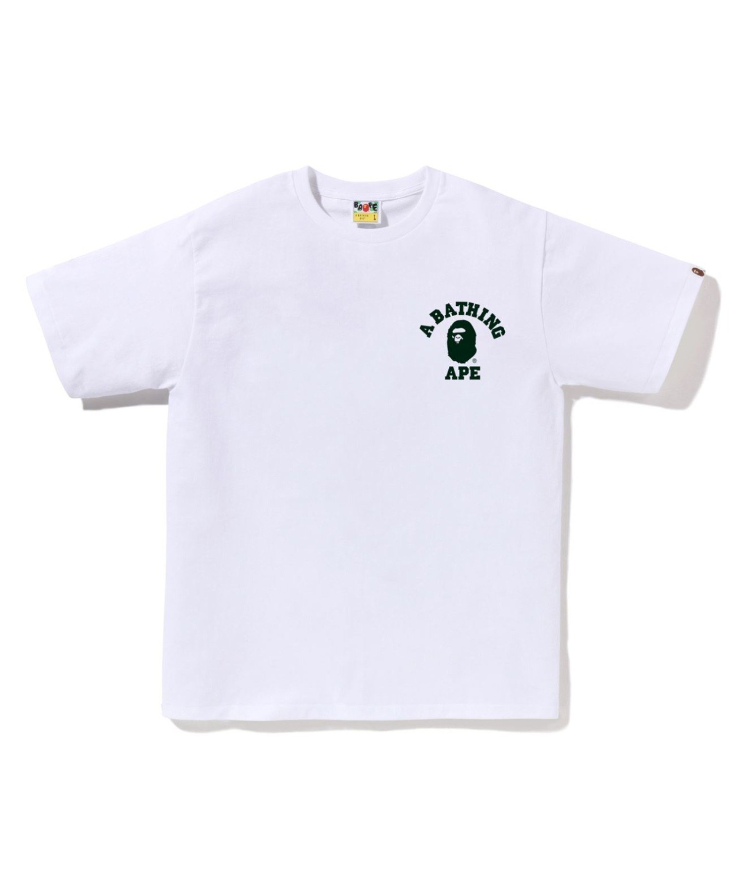 【ア ベイシング エイプ/A BATHING APE】のABC CAMO COLLEGE ATS TEE インテリア・キッズ・メンズ・レディースファッション・服の通販 founy(ファニー) 　ファッション　Fashion　レディースファッション　Fashion for Women　インナー　Innerwear　ショート　Short, Short Length　スリーブ　Sleeve, Long Sleeve / Short Sleeve　フロント　Front, Front Design　プリント　Print, Printed Pattern　ラバー　Rubber, Rubber Sole　WHxGR|ID: prp329100004880546 ipo3291000000036426931