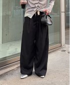 【チャオパニックティピー/CIAOPANIC TYPY】の【9色5サイズ展開/低身長・高身長対応】スタイルアップ柔らかワイドイージーパンツ 人気、トレンドファッション・服の通販 founy(ファニー) ファッション Fashion レディースファッション Fashion for Women パンツ Pants & Trousers シアー Sheer, See-Through タンク Tank Top, Sleeveless Top 楽ちん Easy Fit, Comfortable ワイド Wide, Wide Fit おすすめ Recommended / Our Picks thumbnail ブラックその他1|ID: prp329100004880555 ipo3291000000036427087