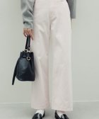 【ナチュラル ビューティー ベーシック/NATURAL BEAUTY BASIC】のワイドストレートデニムパンツ 人気、トレンドファッション・服の通販 founy(ファニー) ファッション Fashion レディースファッション Fashion for Women パンツ Pants & Trousers デニムパンツ・ジーンズ・美脚デニム Denim Jeans & Pants おすすめ Recommended / Our Picks コンパクト Compact, Small Size シルバー Silver, Metallic Silver ジャケット Jacket, Outerwear スタイリッシュ Stylish, Fashionable デニム Denim, Jeans Material ブリーチ Bleach, Washed Finish エレガント 上品 Elegant thumbnail アイスピンク|ID: prp329100004880583 ipo3291000000036427383