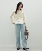 【ナチュラル ビューティー ベーシック/NATURAL BEAUTY BASIC】のワイドストレートデニムパンツ 人気、トレンドファッション・服の通販 founy(ファニー) ファッション Fashion レディースファッション Fashion for Women パンツ Pants & Trousers デニムパンツ・ジーンズ・美脚デニム Denim Jeans & Pants おすすめ Recommended / Our Picks コンパクト Compact, Small Size シルバー Silver, Metallic Silver ジャケット Jacket, Outerwear スタイリッシュ Stylish, Fashionable デニム Denim, Jeans Material ブリーチ Bleach, Washed Finish エレガント 上品 Elegant thumbnail ライトブルー3|ID: prp329100004880583 ipo3291000000036427385