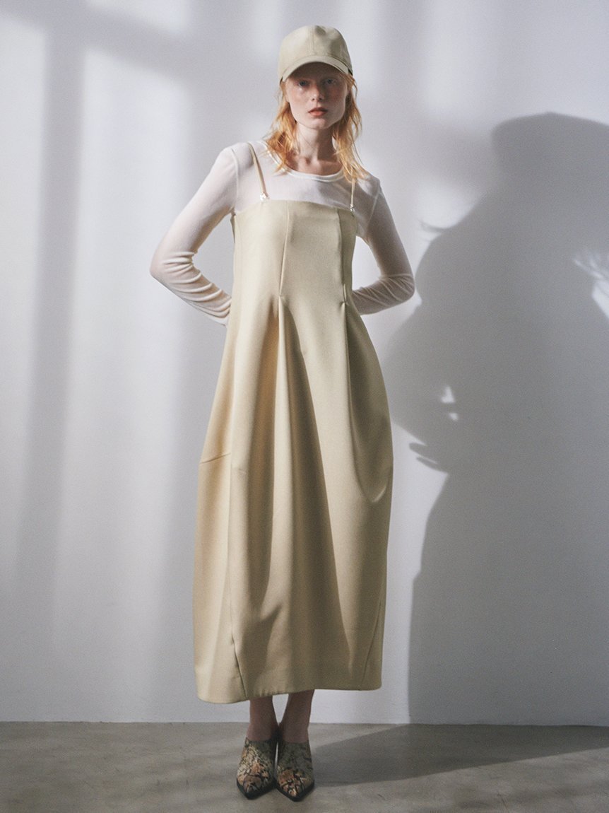 【スタイリング/styling】の【セットアップ対応】ベアカットキャミワンピース インテリア・キッズ・メンズ・レディースファッション・服の通販 founy(ファニー) 　雑誌掲載アイテム　Magazine Picks & Fashion Features　ファッション雑誌　Fashion Magazines　ヴェリィ　VERY　ファッション　Fashion　レディースファッション　Fashion for Women　ワンピース　Dresses　キャミソールワンピース　Camisole Dresses　2月号　February Issue, Feb. Edition　スマート　Smart, Elegant　セットアップ　Set-Up, Coordinated Outfit　フォルム　Silhouette, Form　ポケット　Pocket, Pocket Detail　ラップ　Wrap, Wrap Design　雑誌　Magazine, Fashion Magazine　LBEG[035]|ID: prp329100004880606 ipo3291000000036427649