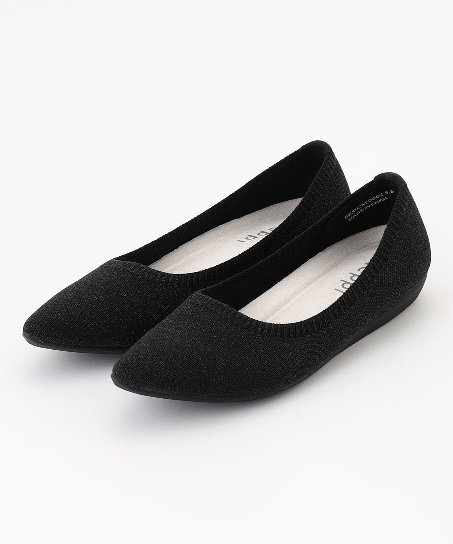 【ステッピ/steppi】の【洗える/撥水】グリッター ポインテッド パンプス インテリア・キッズ・メンズ・レディースファッション・服の通販 founy(ファニー) 　ファッション　Fashion　レディースファッション　Fashion for Women　洗える　Machine Washable　クッション　Cushion, Throw Pillow　グリッター　Glitter, Sparkle　軽量　Lightweight, Ultra Light　シューズ　Shoes, Footwear　スニーカー　Sneakers, Trainers　バランス　Balance, Style Balance　ポインテッド　Pointed Toe, Sharp Toe　ランニング　Running, Running Wear, Activewear, Jogging　おすすめ　Recommended / Our Picks　ビジネス 仕事 通勤　Business / Work / Commuting　ブラック ラメ[605]|ID: prp329100004880628 ipo3291000000036427810