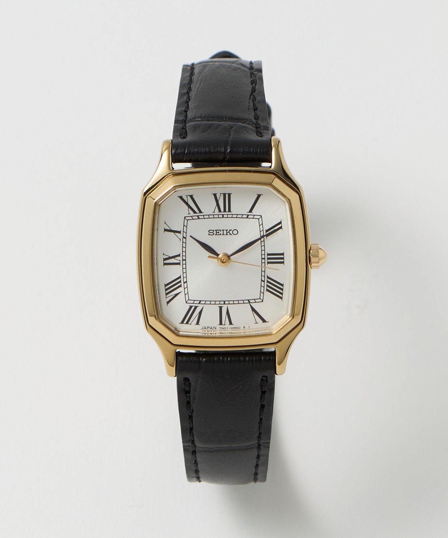 【ユナイテッドアローズ/UNITED ARROWS】の【別注】 SEIKO スクエア レザー 腕時計2 インテリア・キッズ・メンズ・レディースファッション・服の通販 founy(ファニー) 　ファッション　Fashion　レディースファッション　Fashion for Women　ヴィンテージ　Vintage Style　腕時計　Wristwatch　クラシカル　Classical, Vintage-Inspired　シルバー　Silver, Metallic Silver　スクエア　Square, Square Shape　トレンド　Trend, Trending Now　時計　Watch, Wristwatch　フォーマル　Formal, Dressy　フレーム　Frame, Outline　別注　Limited Edition, Custom Order　BLACK|ID: prp329100004880666 ipo3291000000036428080