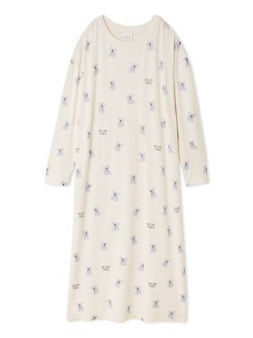 【ジェラート ピケ/gelato pique】の【接触冷感】コアラ柄ワンピース 人気、トレンドファッション・服の通販 founy(ファニー) ファッション Fashion レディースファッション Fashion for Women ワンピース Dresses おすすめ Recommended / Our Picks スマート Smart, Elegant スリーブ Sleeve, Long Sleeve / Short Sleeve プリント Print, Printed Pattern ロング Long, Long-Length |ID:prp329100004880675