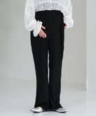 【レプシィム ローリーズファーム/LEPSIM LOWRYS FARM】の【産前・産後対応】マタニティ/楊柳フレアパンツ 人気、トレンドファッション・服の通販 founy(ファニー) ファッション Fashion キッズファッション Fashion for Kids ボトムス Bottoms チュニック Tunic, Long Top フレア Flare, Flared リラックス Relax, Relaxed Fit 夏 Summer thumbnail ブラック09|ID: prp329100004880704 ipo3291000000036428354