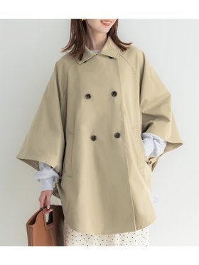 【コカ/COCA】のトレンチポンチョコート 人気、トレンドファッション・服の通販 founy(ファニー) ファッション Fashion レディースファッション Fashion for Women アウター Coat / Outerwear Collection コート・ロングコート・ピーコート Long Coats, Peacoats & More ポンチョ・ケープコート Ponchos & Capes インナー Innerwear クラシカル Classical, Vintage-Inspired シンプル Simple, Minimal ダウン Down, Puffer ダブル Double, Double-Breasted デニム Denim, Jeans Material フォルム Silhouette, Form フォーマル Formal, Dressy ボトム Bottoms, Lower Wear ポケット Pocket, Pocket Detail 羽織 Haori, Light Jacket 無地 Plain, Solid Color エレガント 上品 Elegant ビジネス 仕事 通勤 Business / Work / Commuting 2026年 2026 |ID:prp329100004882329