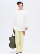 【コカ/COCA】のジョーゼットリブパンツ 人気、トレンドファッション・服の通販 founy(ファニー) ファッション Fashion レディースファッション Fashion for Women パンツ Pants & Trousers カットオフ Cut-Off Design カットソー Cut and Sewn Top サンダル Sandals, Summer Shoes シンプル Simple, Minimal ジョーゼット Georgette, Semi-Sheer Fabric スニーカー Sneakers, Trainers フレア Flare, Flared プリーツ Pleats, Pleated ポケット Pocket, Pocket Detail 無地 Plain, Solid Color リラックス Relax, Relaxed Fit ロング Long, Long-Length エレガント 上品 Elegant 2026年 2026 thumbnail Yellow|ID: prp329100004882412 ipo3291000000036443402