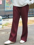 【コカ/COCA】のジョーゼットリブパンツ 人気、トレンドファッション・服の通販 founy(ファニー) ファッション Fashion レディースファッション Fashion for Women パンツ Pants & Trousers カットオフ Cut-Off Design カットソー Cut and Sewn Top サンダル Sandals, Summer Shoes シンプル Simple, Minimal ジョーゼット Georgette, Semi-Sheer Fabric スニーカー Sneakers, Trainers フレア Flare, Flared プリーツ Pleats, Pleated ポケット Pocket, Pocket Detail 無地 Plain, Solid Color リラックス Relax, Relaxed Fit ロング Long, Long-Length エレガント 上品 Elegant 2026年 2026 thumbnail Wine|ID: prp329100004882412 ipo3291000000036443410