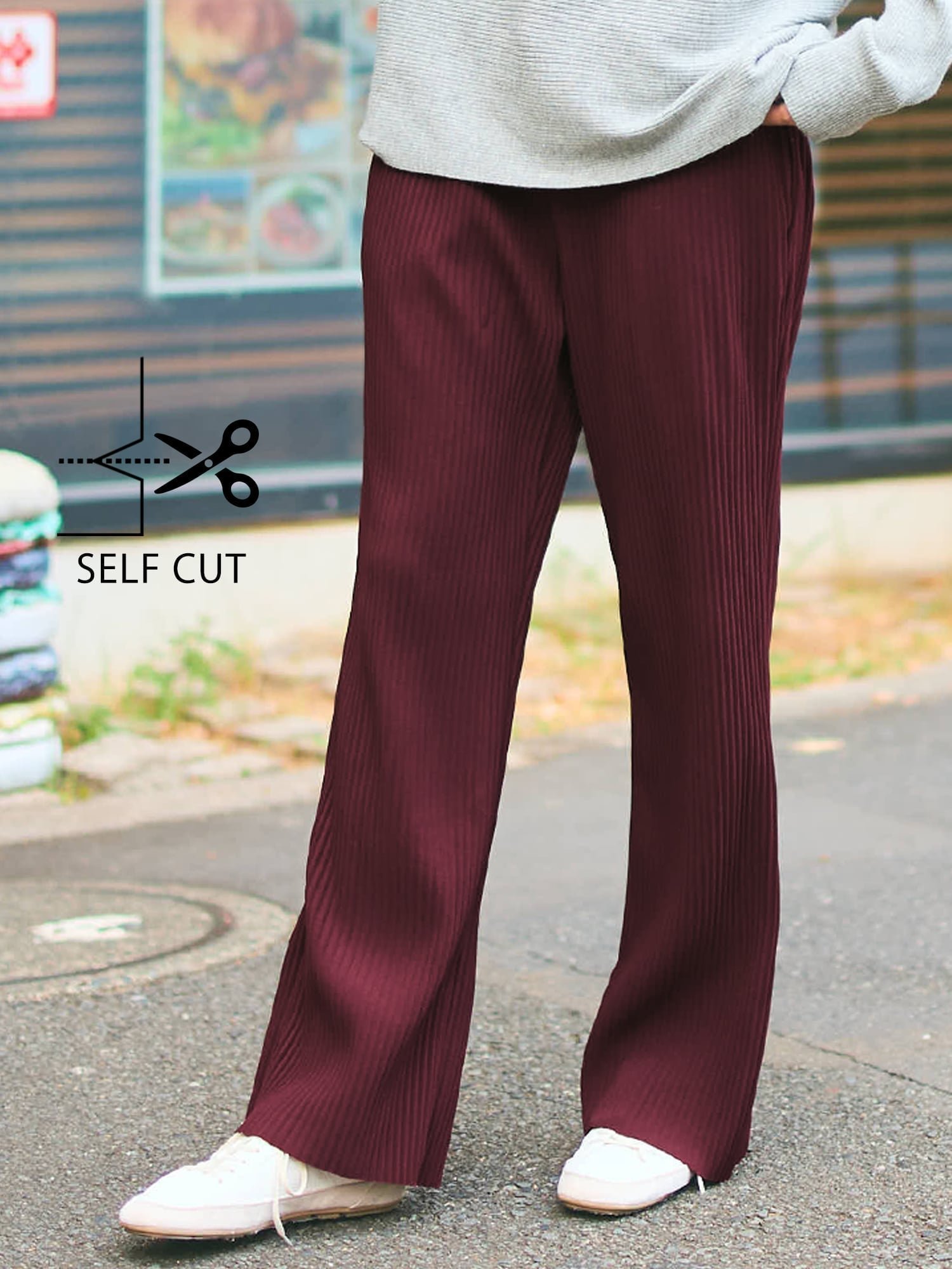 【コカ/COCA】のジョーゼットリブパンツ インテリア・キッズ・メンズ・レディースファッション・服の通販 founy(ファニー) ファッション Fashion レディースファッション Fashion for Women パンツ Pants & Trousers カットオフ Cut-Off Design カットソー Cut and Sewn Top サンダル Sandals, Summer Shoes シンプル Simple, Minimal ジョーゼット Georgette, Semi-Sheer Fabric スニーカー Sneakers, Trainers フレア Flare, Flared プリーツ Pleats, Pleated ポケット Pocket, Pocket Detail 無地 Plain, Solid Color リラックス Relax, Relaxed Fit ロング Long, Long-Length エレガント 上品 Elegant 2026年 2026 Wine|ID: prp329100004882412 ipo3291000000036443410